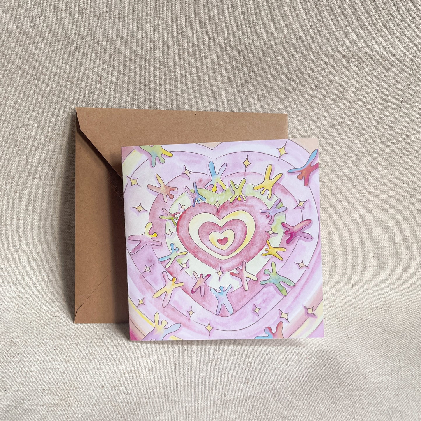 love is all around - carte de vœux