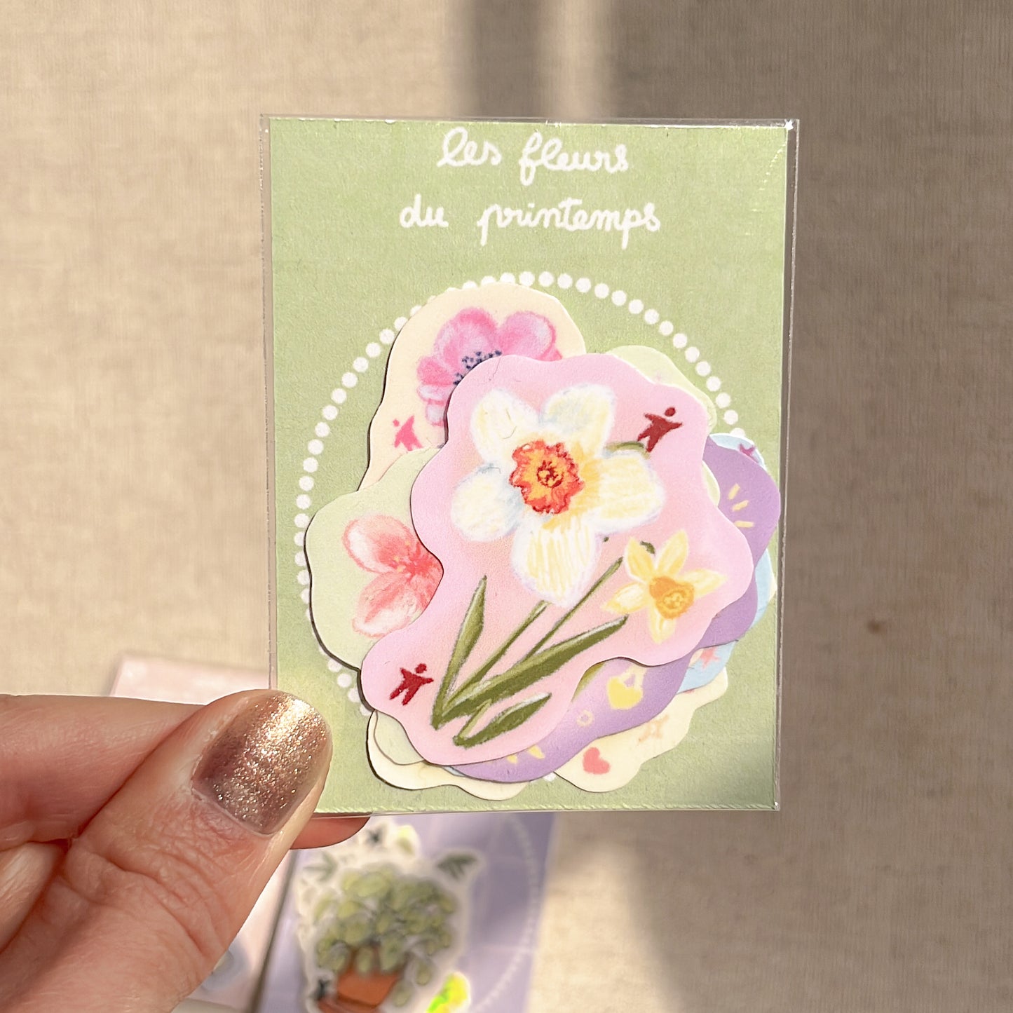 Les fleurs du printemps - stickers