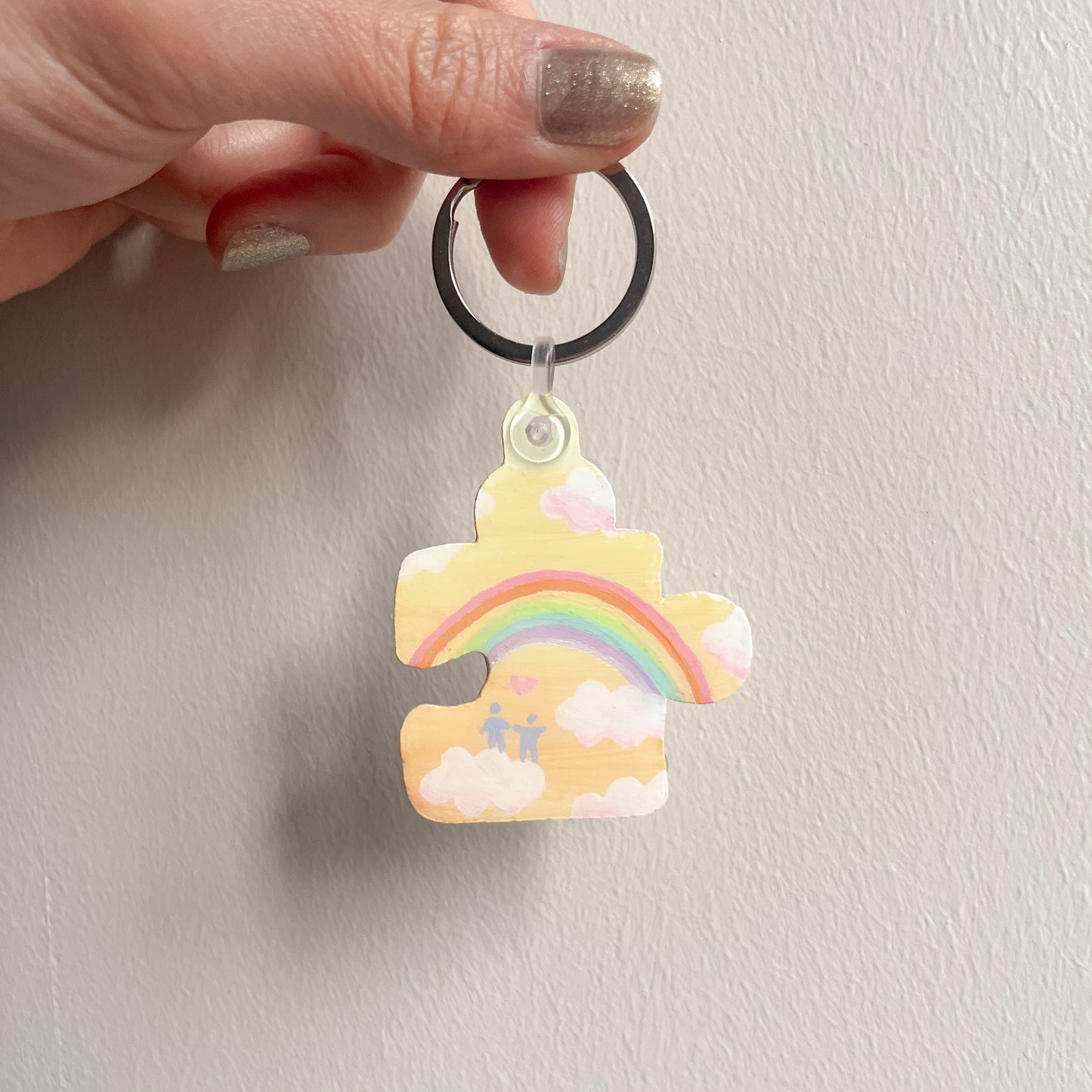pièce de puzzle - porte clefs