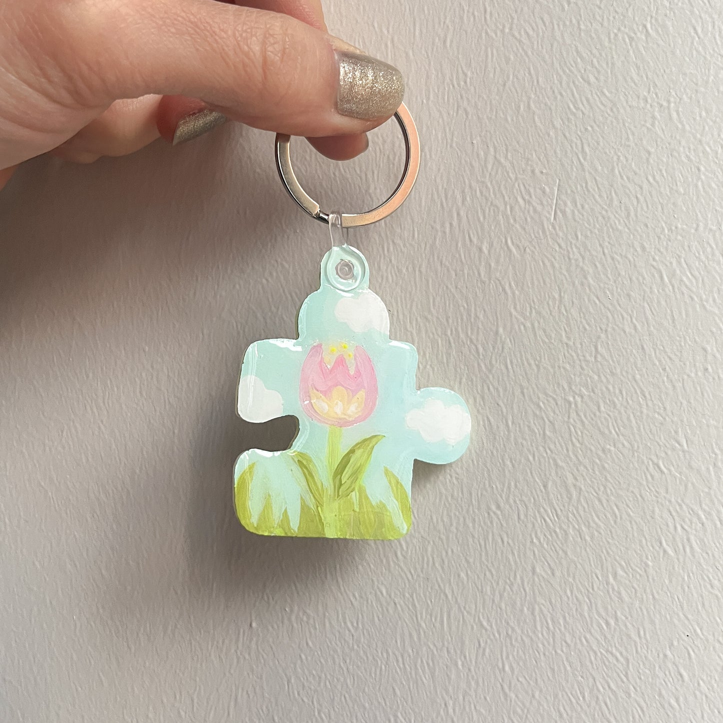 pièce de puzzle - porte clefs