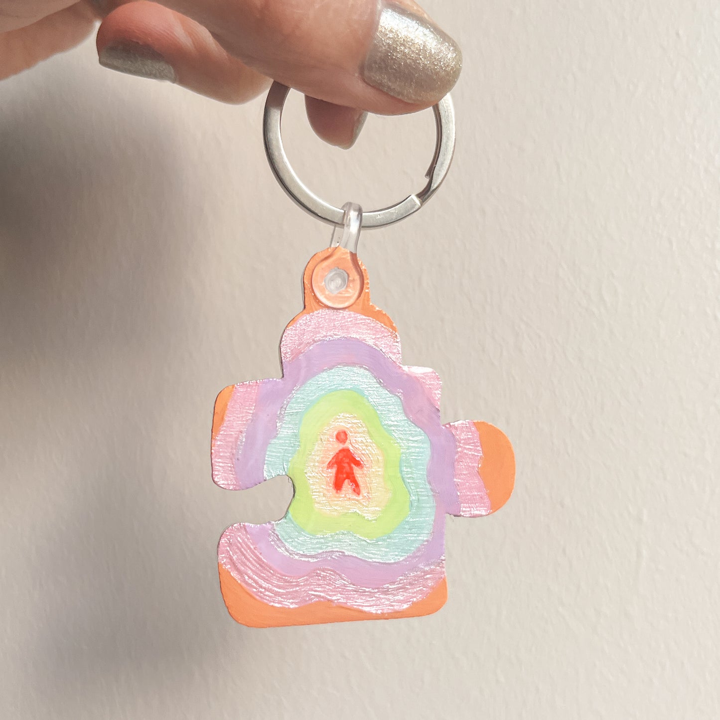 pièce de puzzle - porte clefs