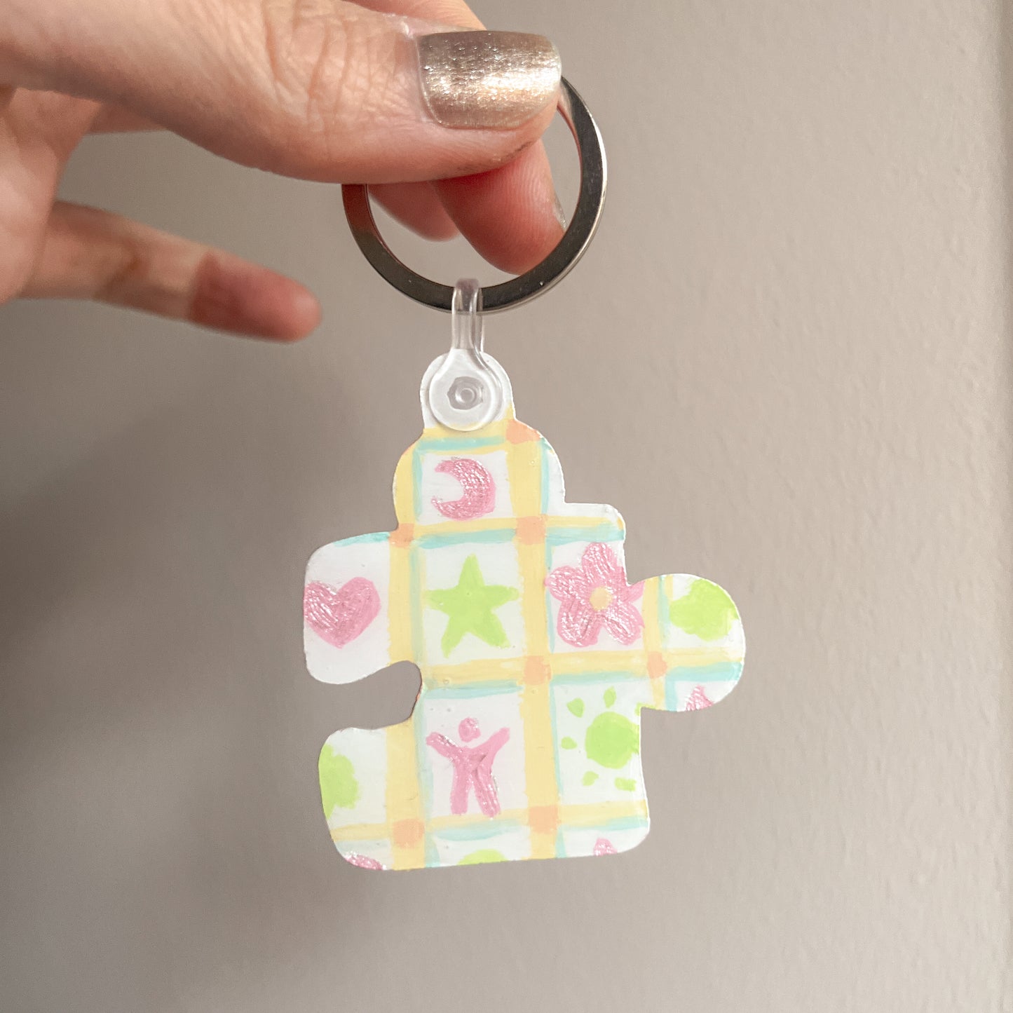 pièce de puzzle - porte clefs