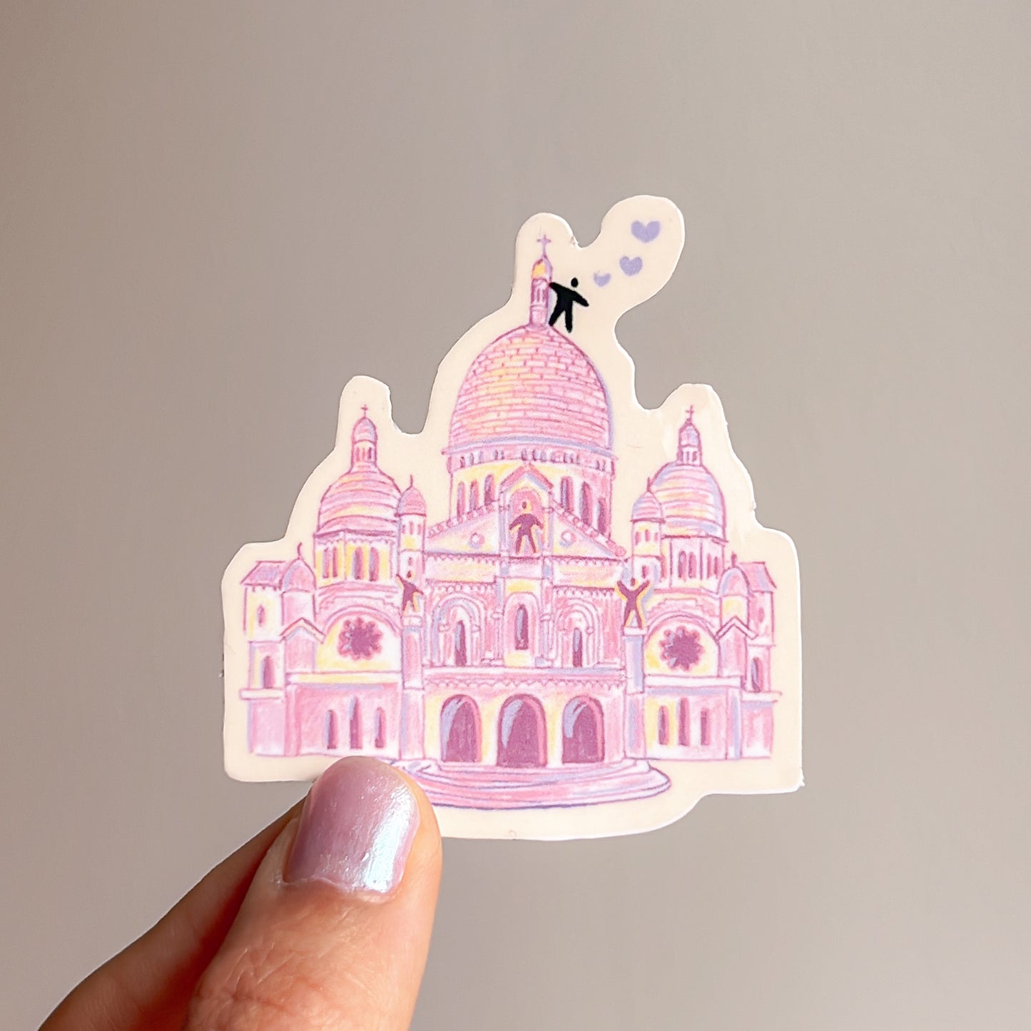 Sacré coeur mini - sticker