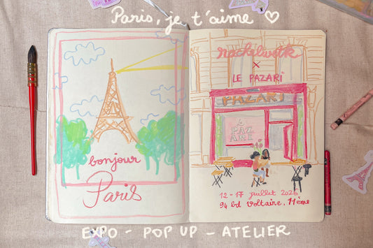 Paris, je t'aime ❣️ une déclaration d'amour en couleurs pastel