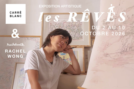 Carré Blanc x rachelwetk ☁️ Une exposition artistique autour des rêves