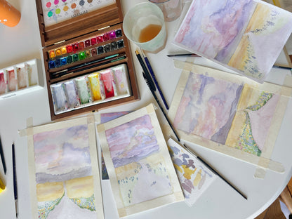 Atelier d'aquarelle - Peindre un paysage d'été