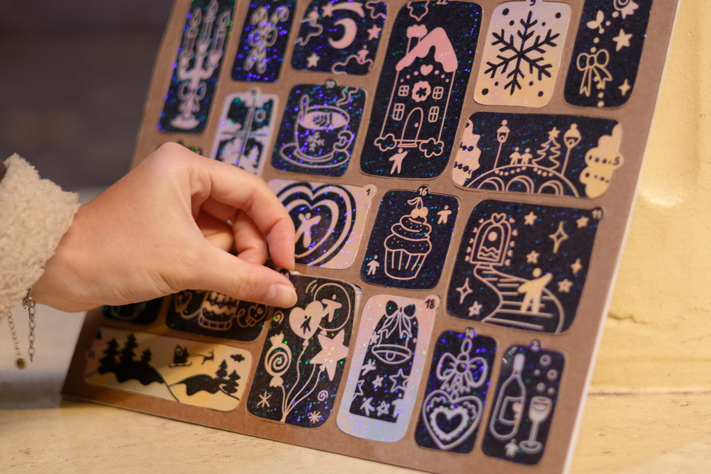 Calendrier de l'Avent - coloriage