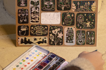 Calendrier de l'Avent - coloriage