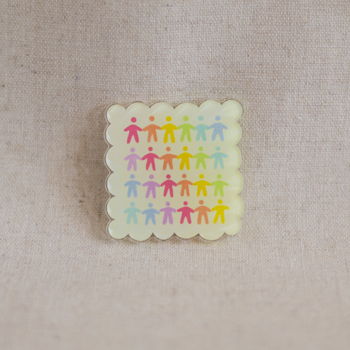 Aimant acrylique - Tous ensemble