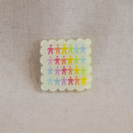 Aimant acrylique - Tous ensemble