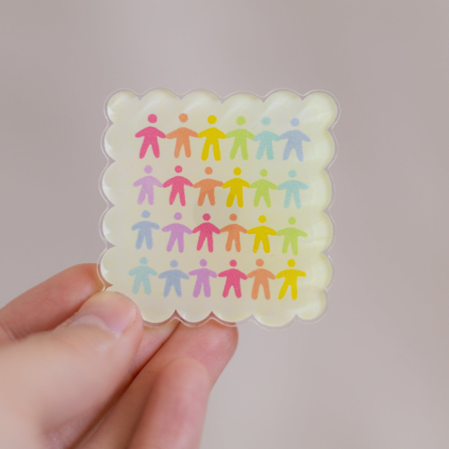 Aimant acrylique - Tous ensemble