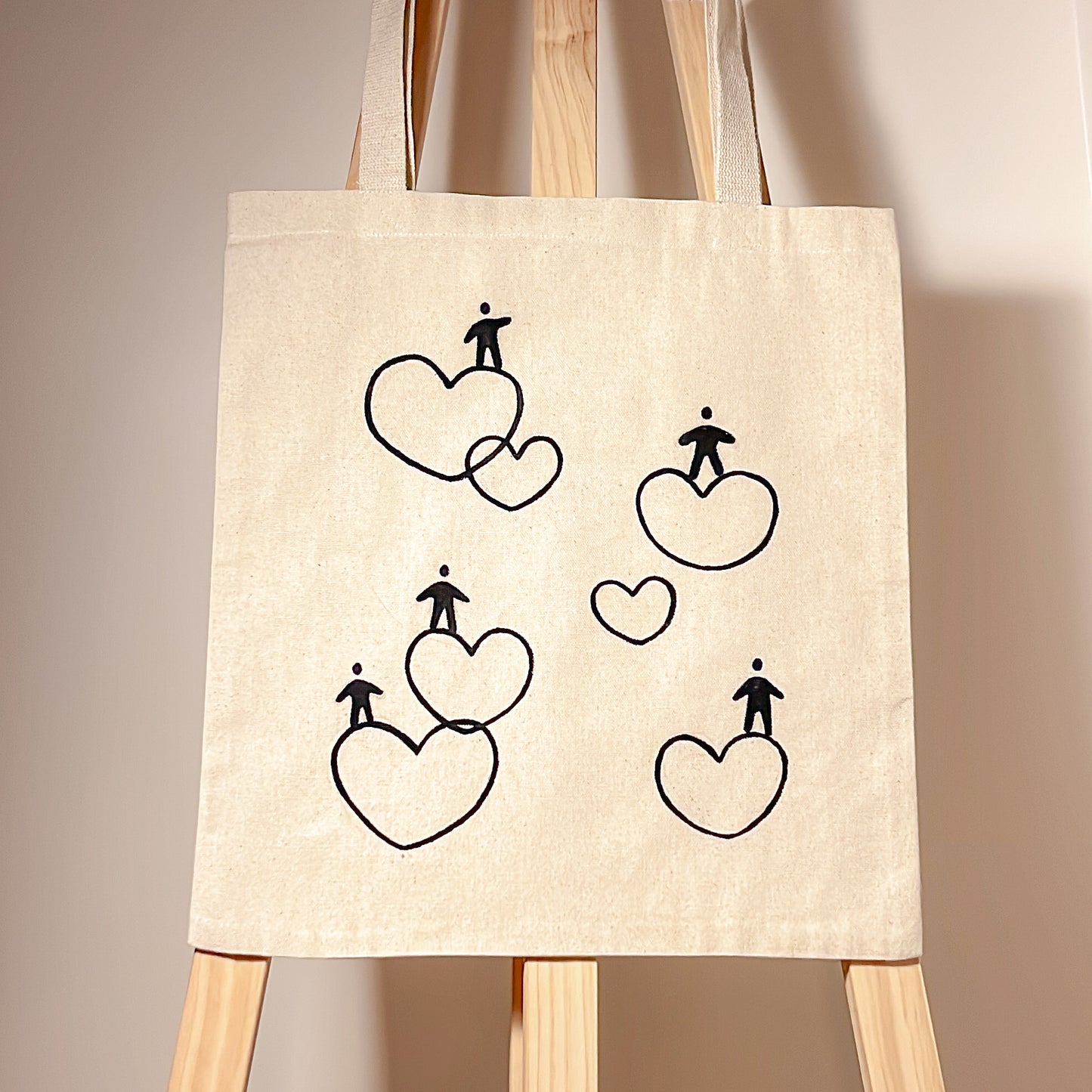 Coeurs - tote bag