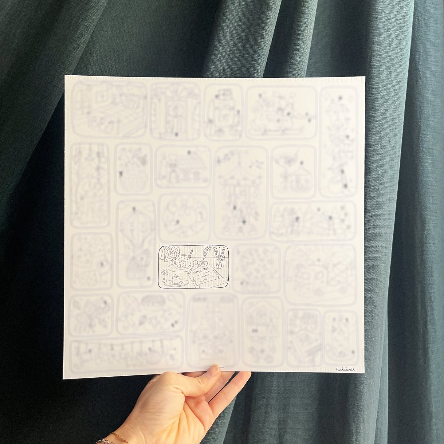 Calendrier de l'Avent - coloriage