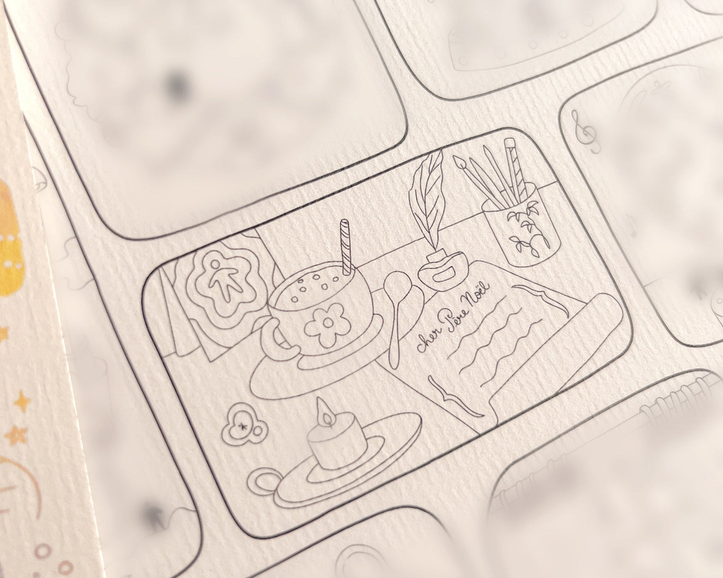 Calendrier de l'Avent - coloriage