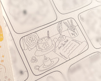 Calendrier de l'Avent - coloriage