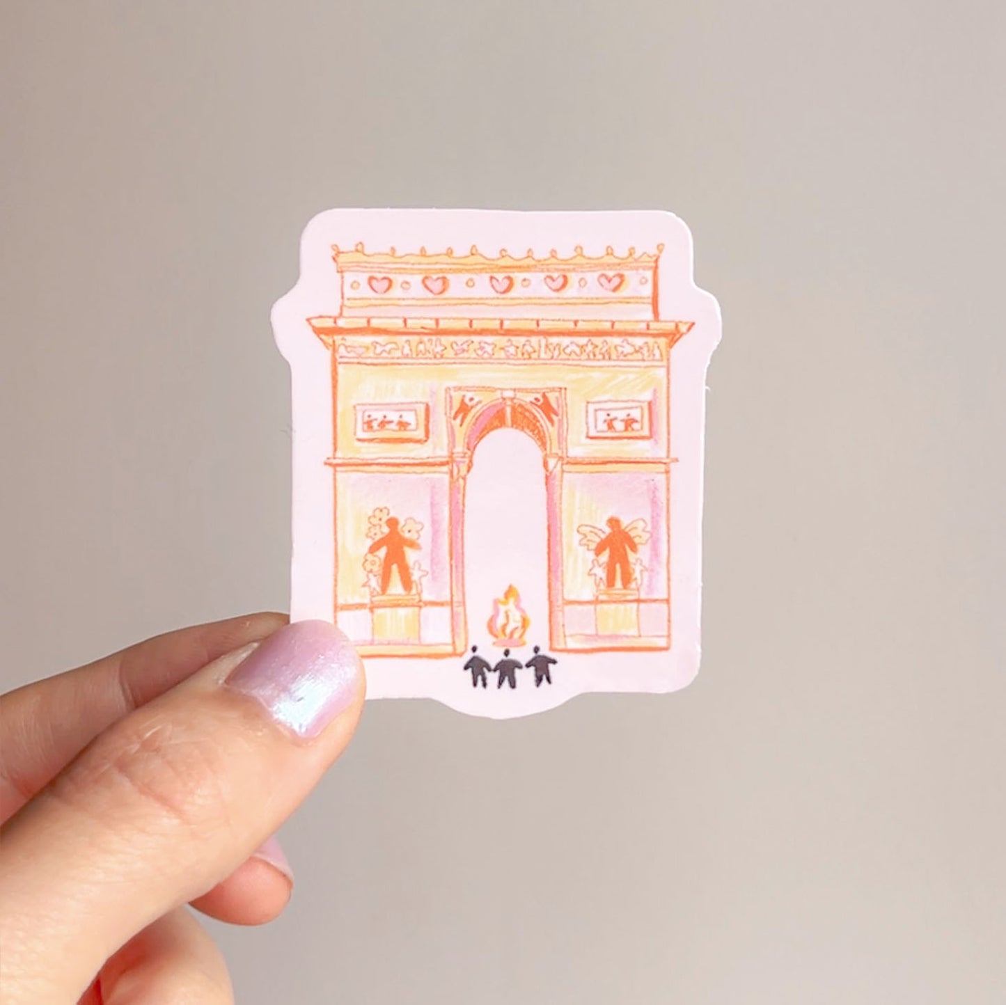 Arc de triomphe mini - sticker