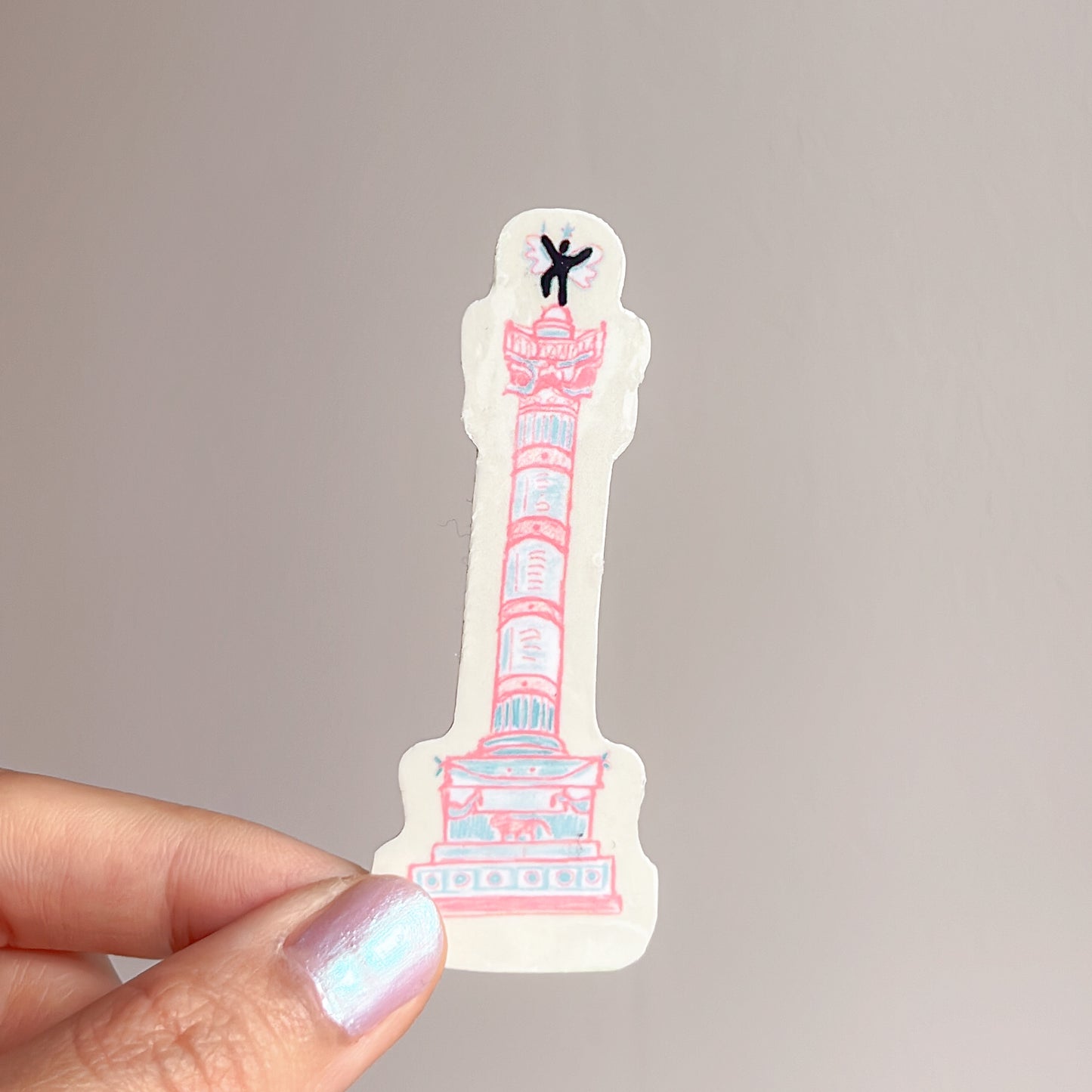 Colonne de juillet mini - sticker