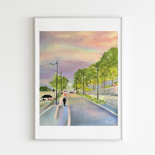 eiffel tower in acrylic
