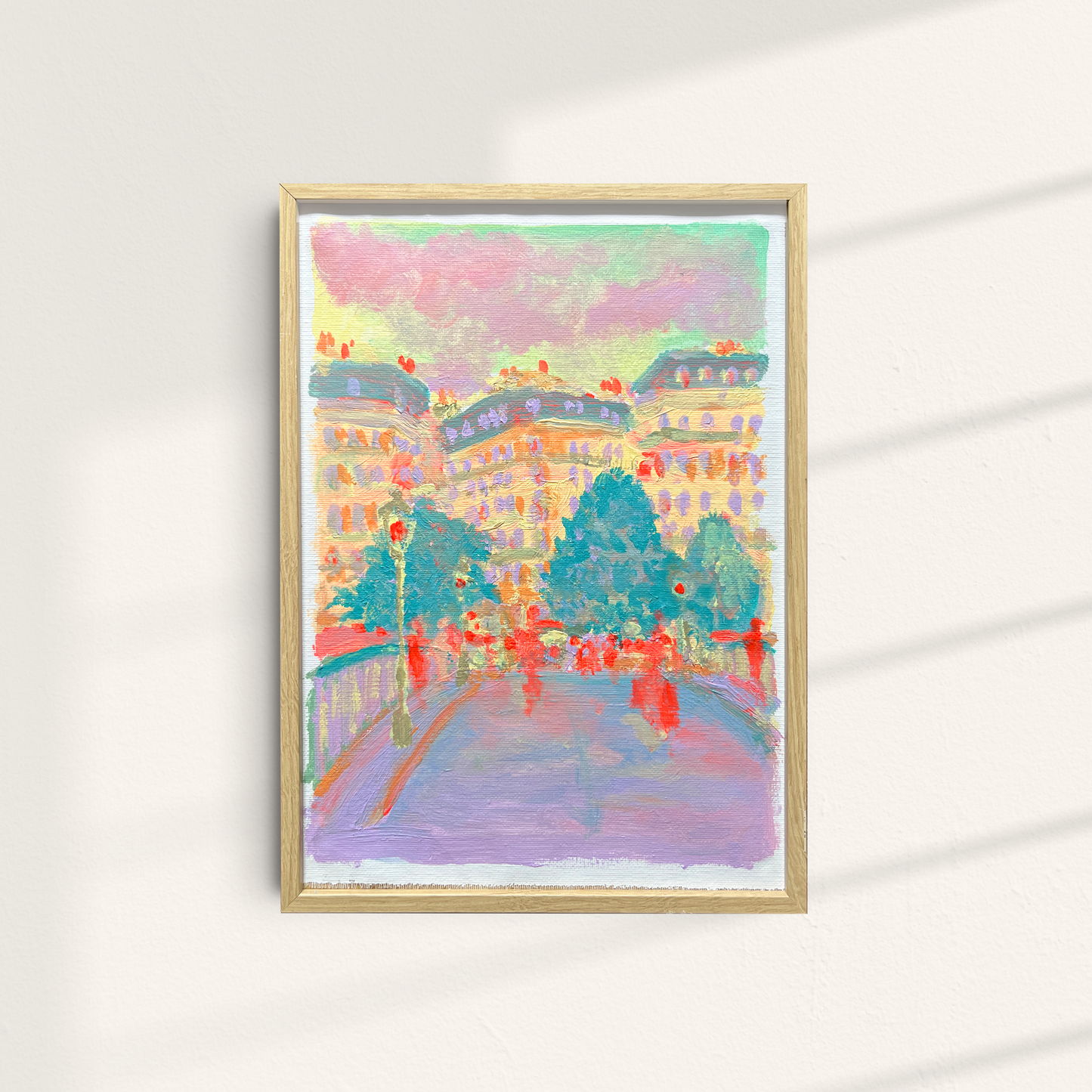 eiffel tower in acrylic