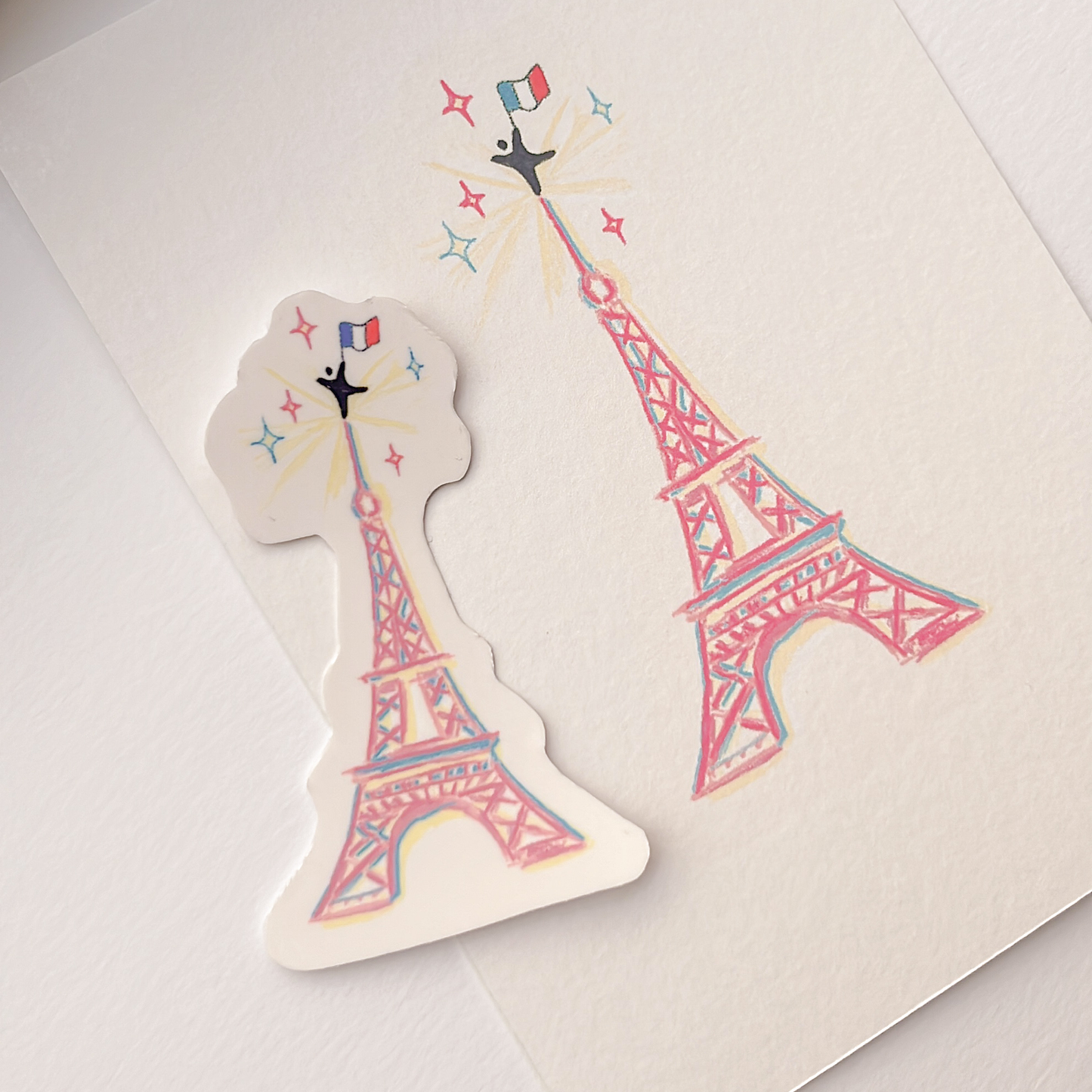 Tour eiffel mini - sticker